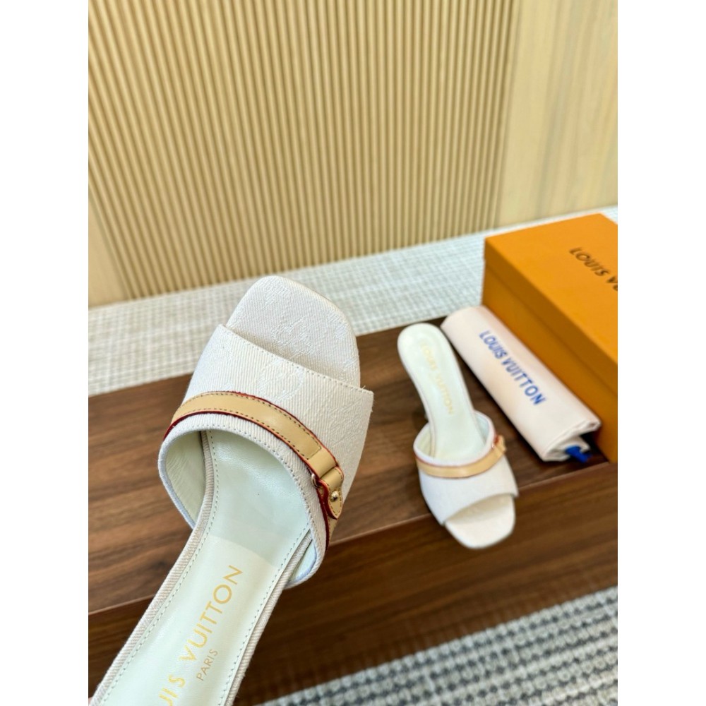 Lv x TM slingback mule 9cm  Shoes