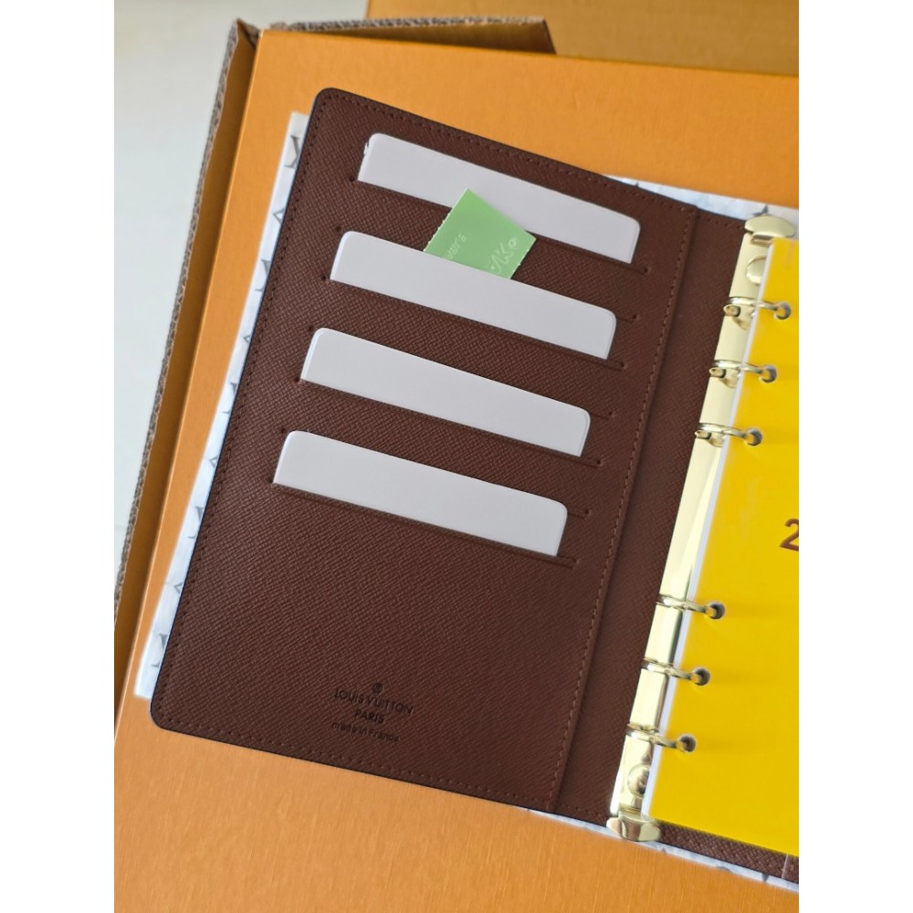 Lv Medium Ring Agenda Cover 14 x 18.5 x 3 cm Accesories