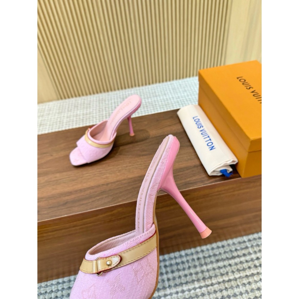 Lv x TM slingback mule 9cm  Shoes