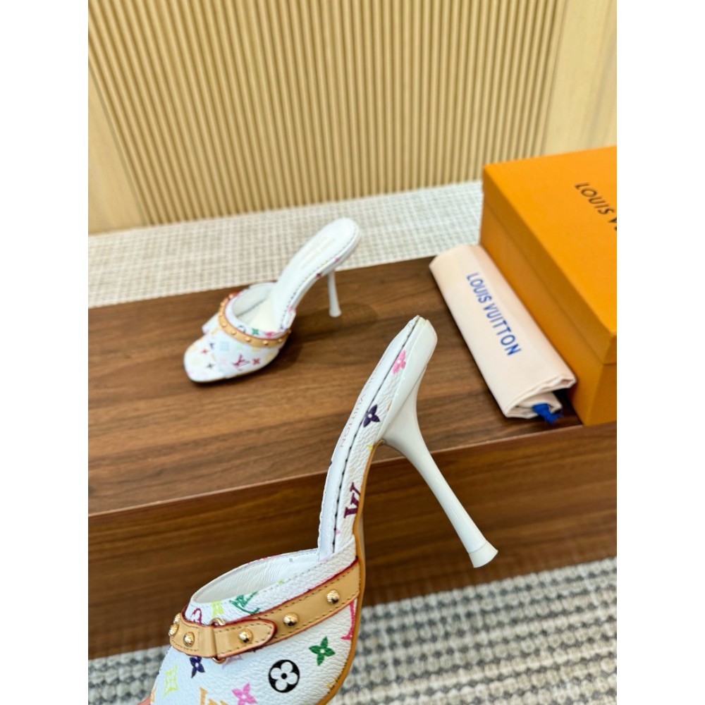 Lv x TM slingback mule 9cm  Shoes