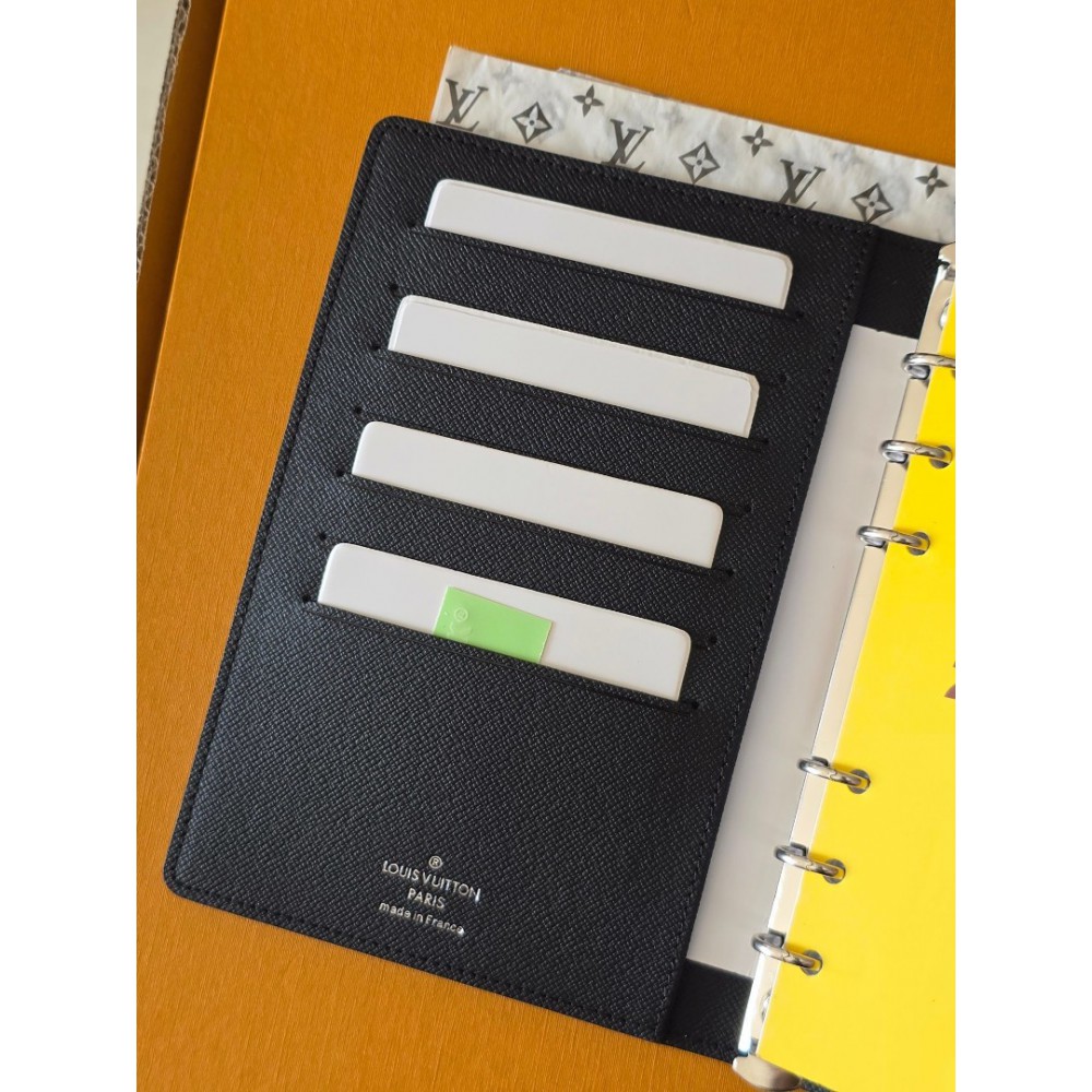 Lv Medium Ring Agenda Cover 14 x 18.5 x 3 cm Accesories