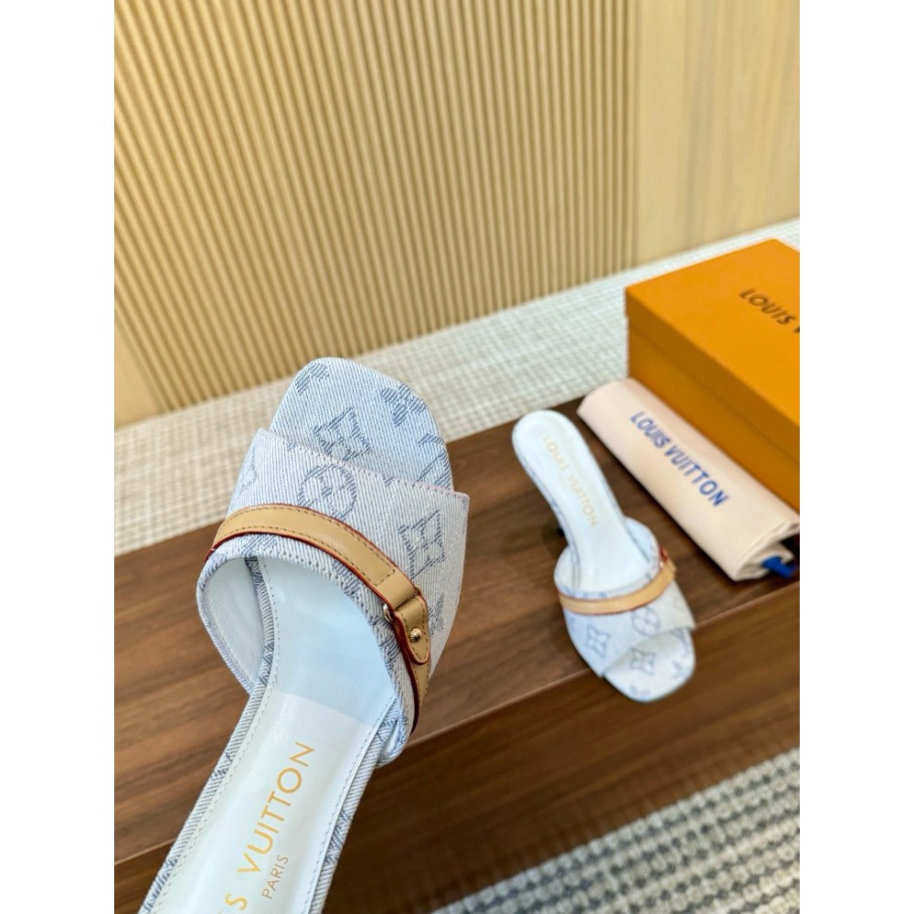 Lv x TM slingback mule 9cm  Shoes