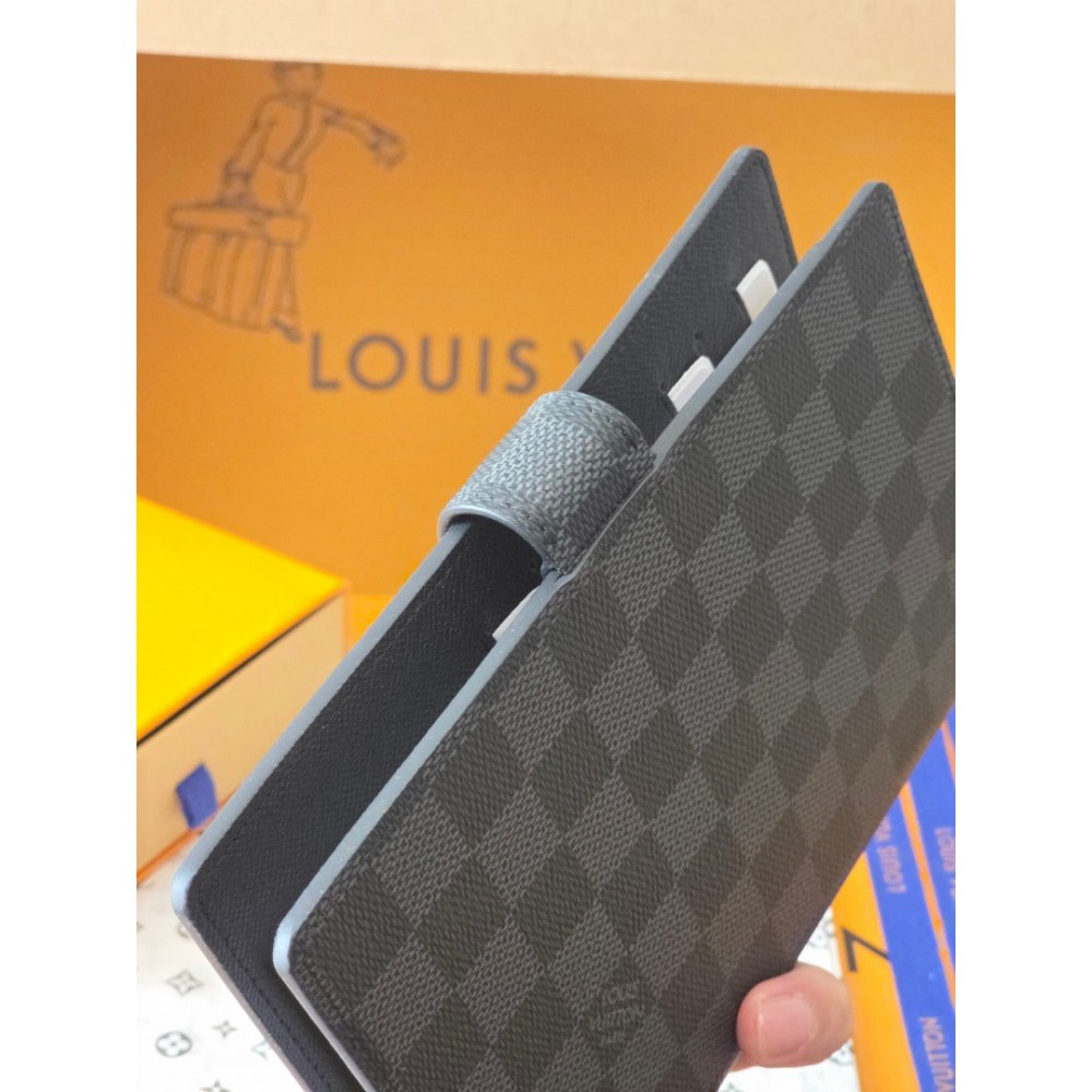 Lv Medium Ring Agenda Cover 14 x 18.5 x 3 cm Accesories