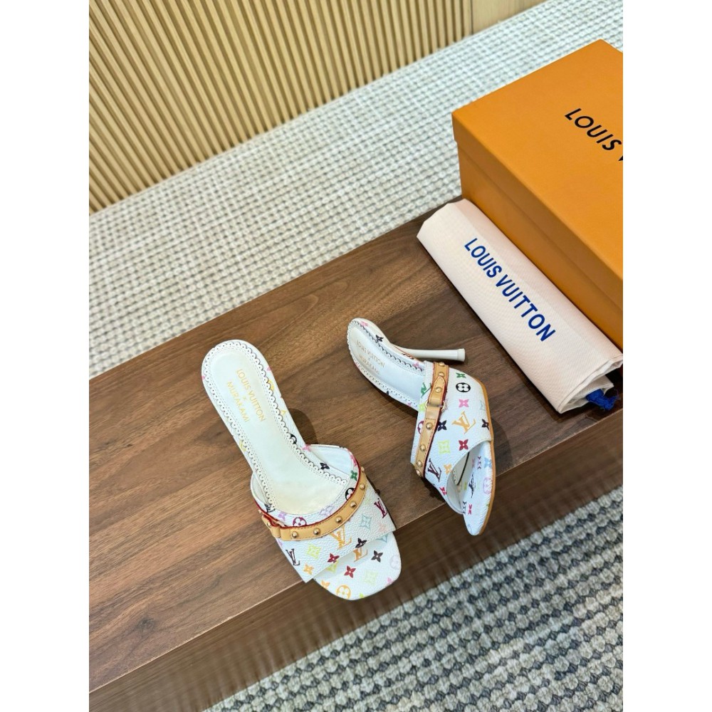 Lv x TM slingback mule 9cm  Shoes