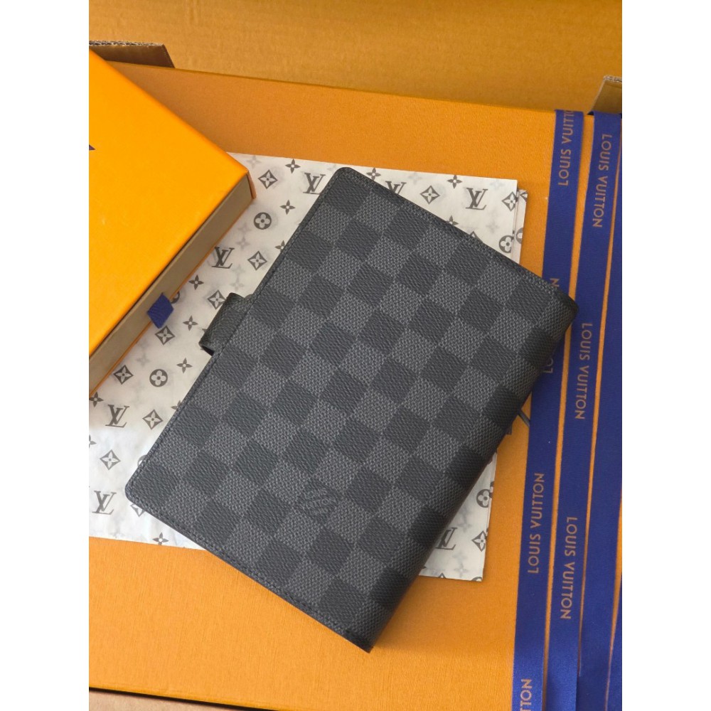 Lv Medium Ring Agenda Cover 14 x 18.5 x 3 cm Accesories