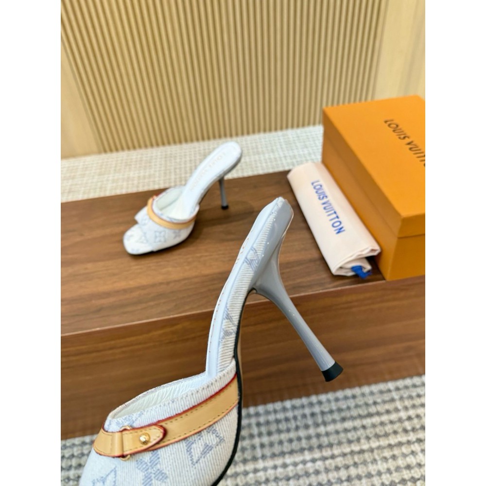 Lv x TM slingback mule 9cm  Shoes