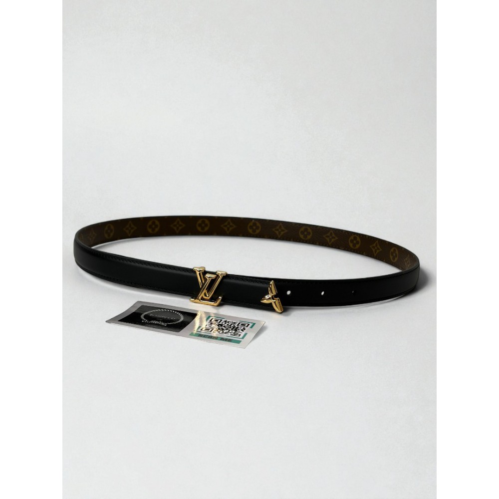 Lv Pretty 2cm reversible belt  Accesories