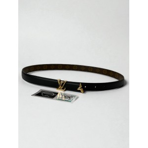 Lv Pretty 2cm reversible belt  Accesories