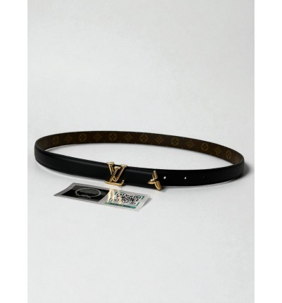 Lv Pretty 2cm reversible belt 