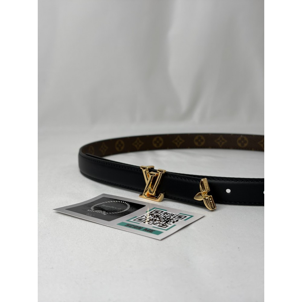 Lv Pretty 2cm reversible belt  Accesories