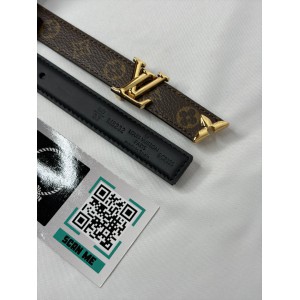 Lv Pretty 3cm reversible belt  Accesories