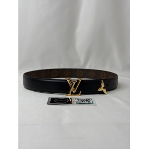 Lv Pretty 3cm reversible belt  Accesories