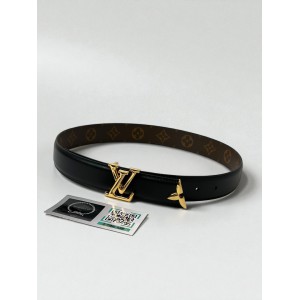 Lv Pretty 3cm reversible belt  Accesories