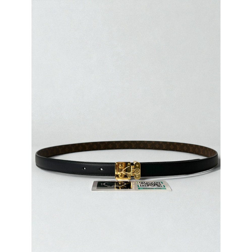 Lv S-lock 18 mm reversible belt leather 100% Accesories