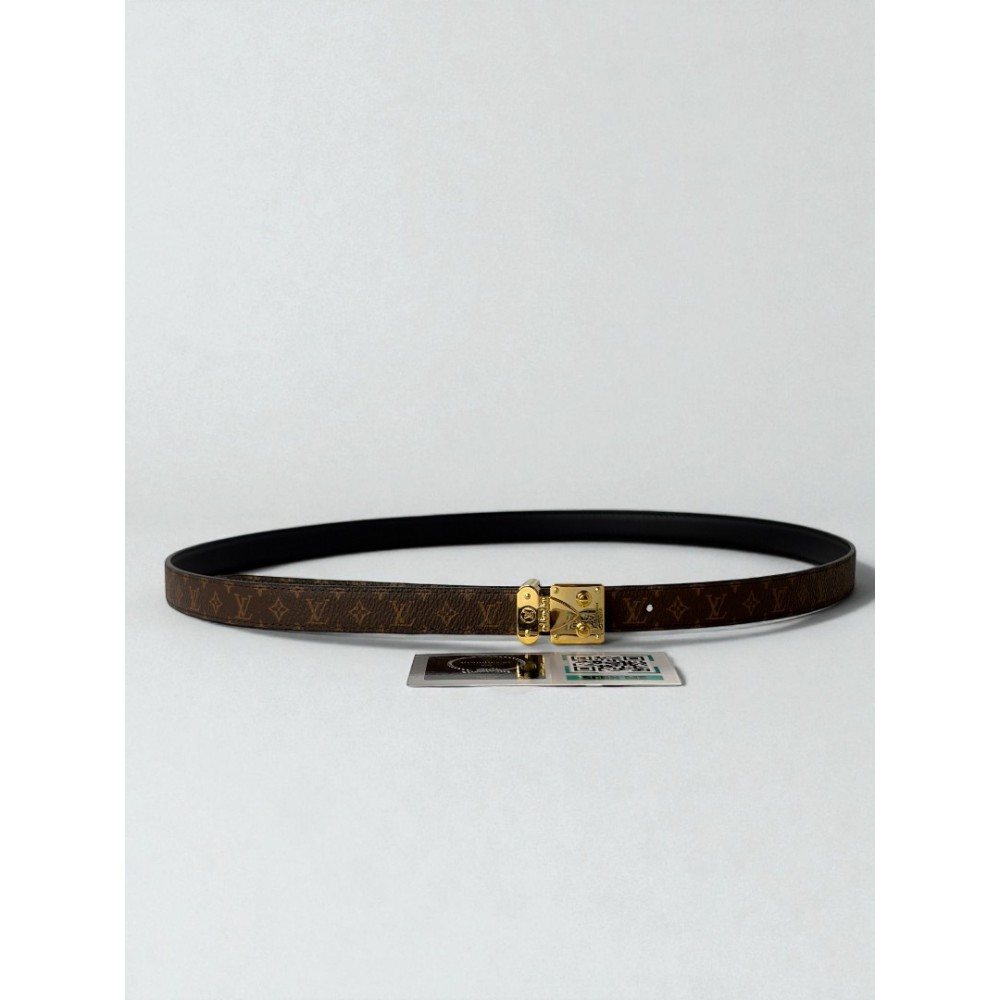Lv S-lock 18 mm reversible belt leather 100% Accesories