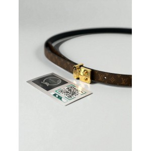 Lv S-lock 18 mm reversible belt leather 100% Accesories