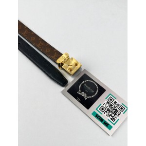 Lv S-lock 18 mm reversible belt leather 100% Accesories