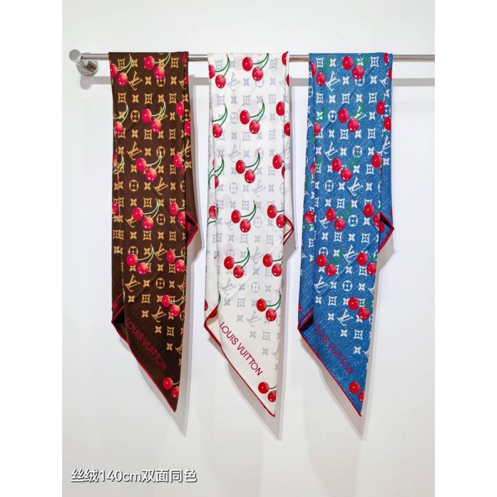 Lv scarf 140x140cm cotton silk Accesories