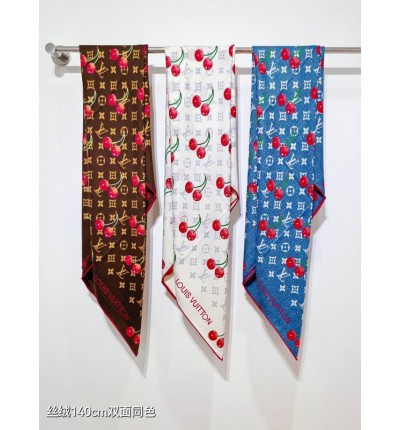 Lv scarf 140x140cm cotton silk