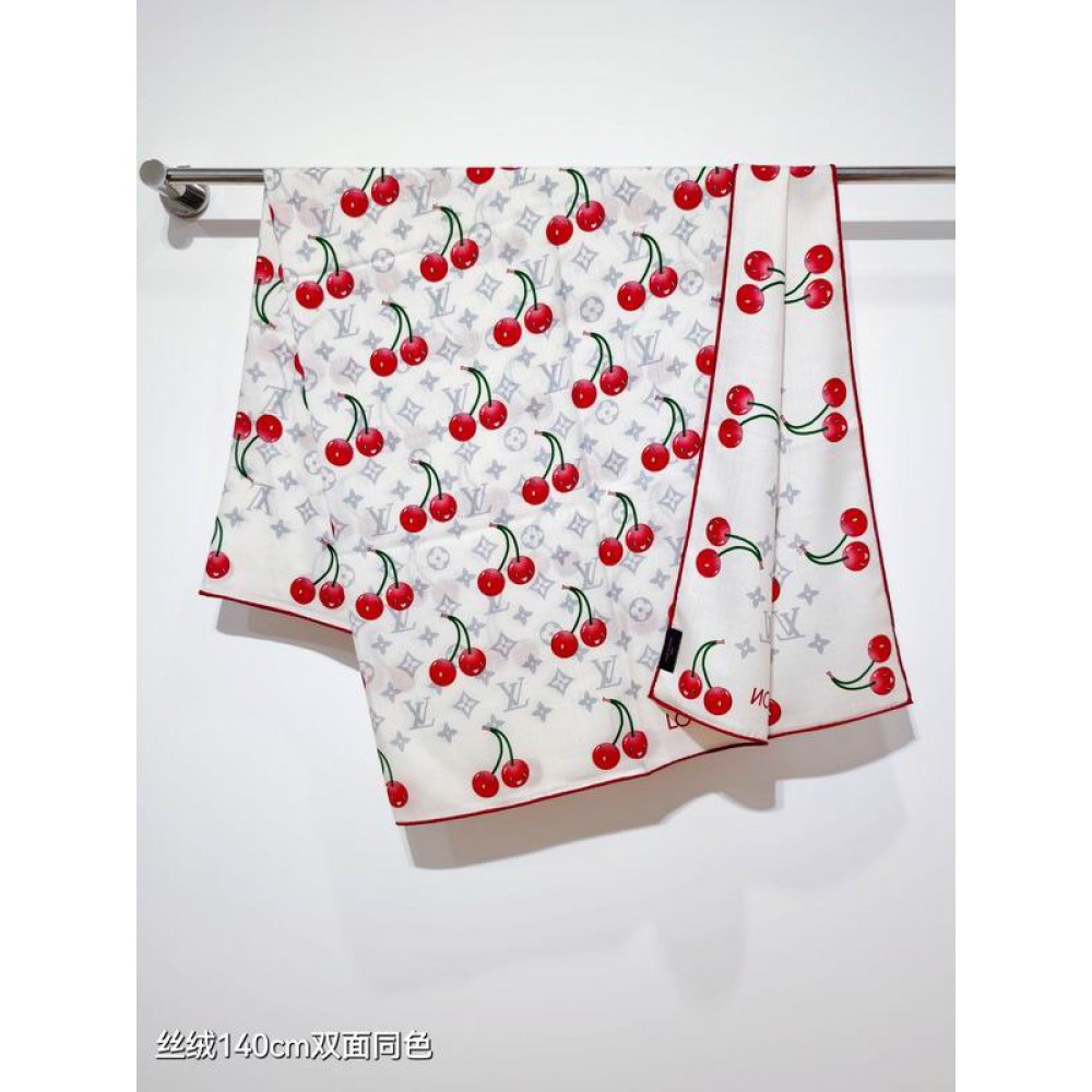 Lv scarf 140x140cm cotton silk Accesories