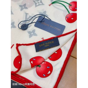 Lv scarf 140x140cm cotton silk Accesories