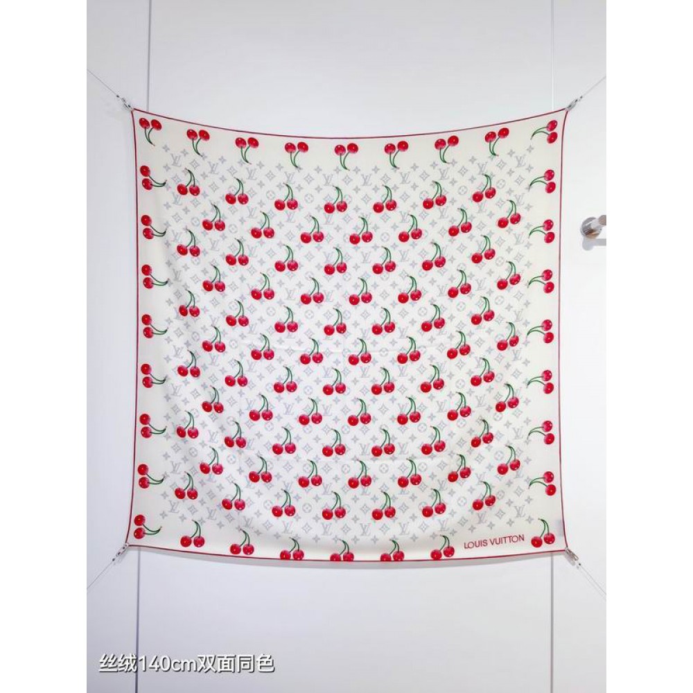 Lv scarf 140x140cm cotton silk Accesories