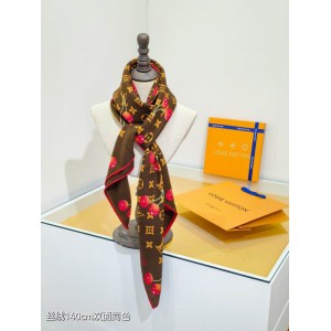 Lv scarf 140x140cm cotton silk Accesories