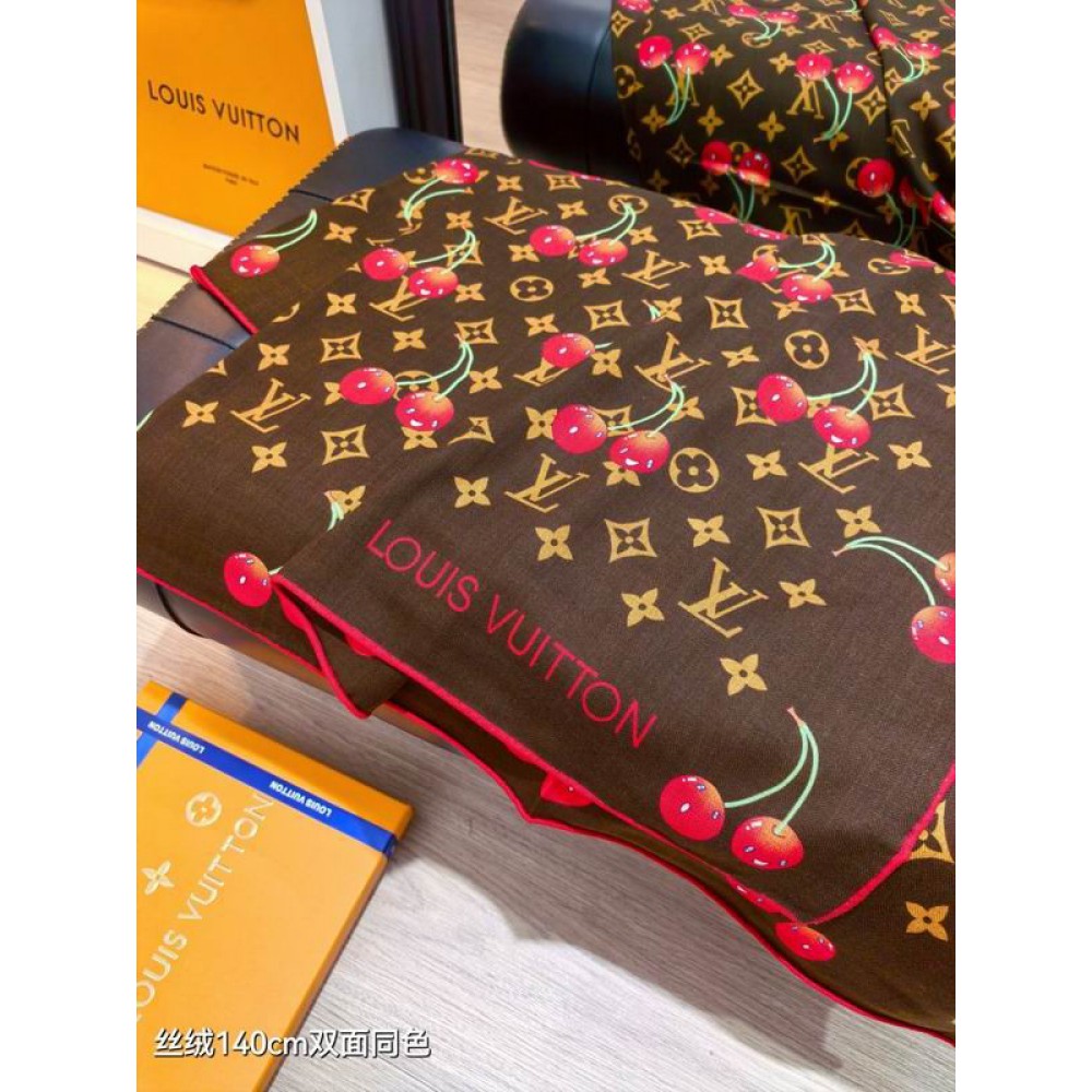 Lv scarf 140x140cm cotton silk Accesories