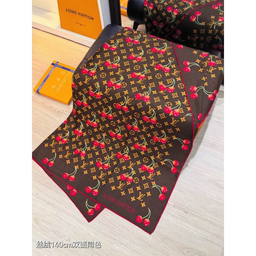 Lv scarf 140x140cm cotton silk Accesories