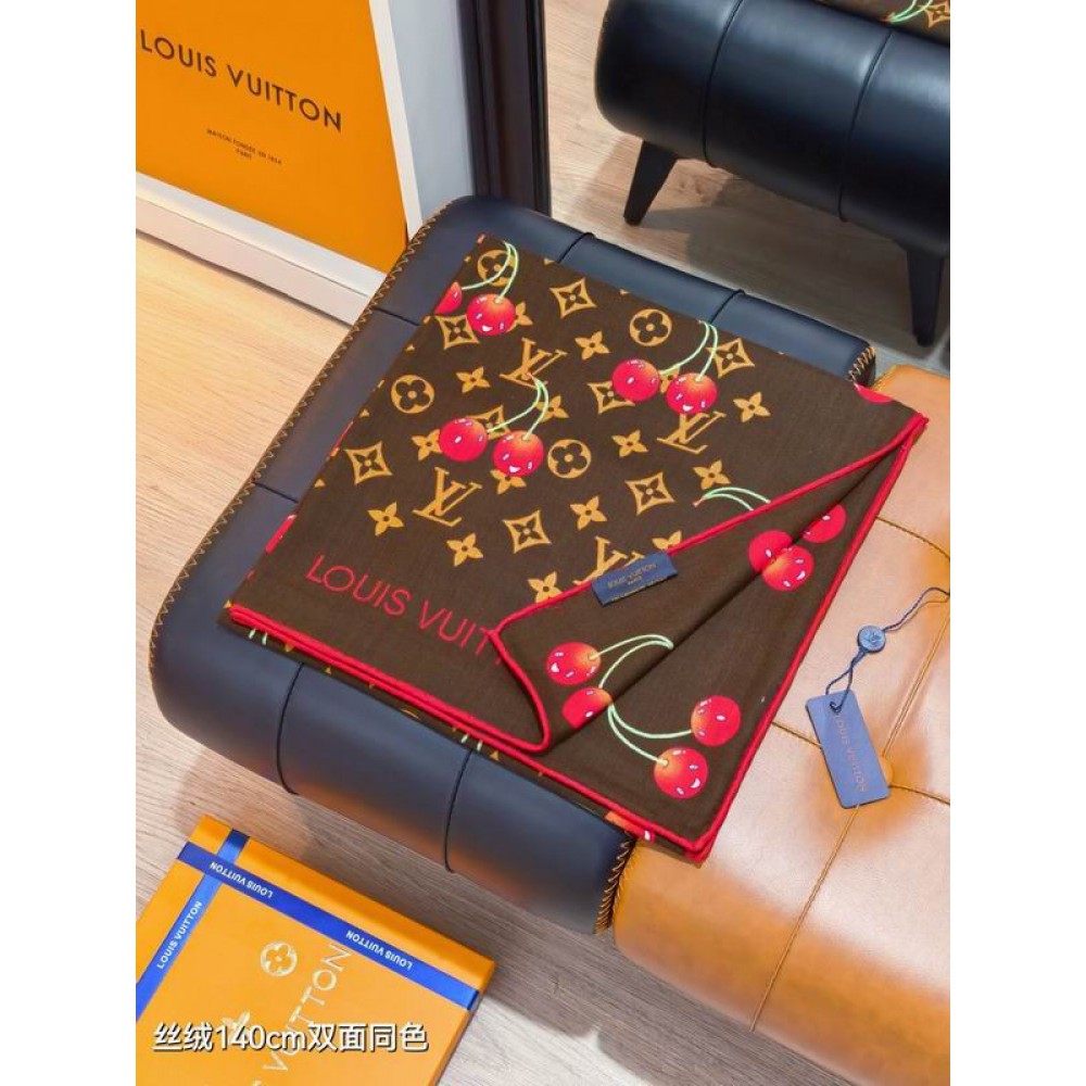 Lv scarf 140x140cm cotton silk Accesories