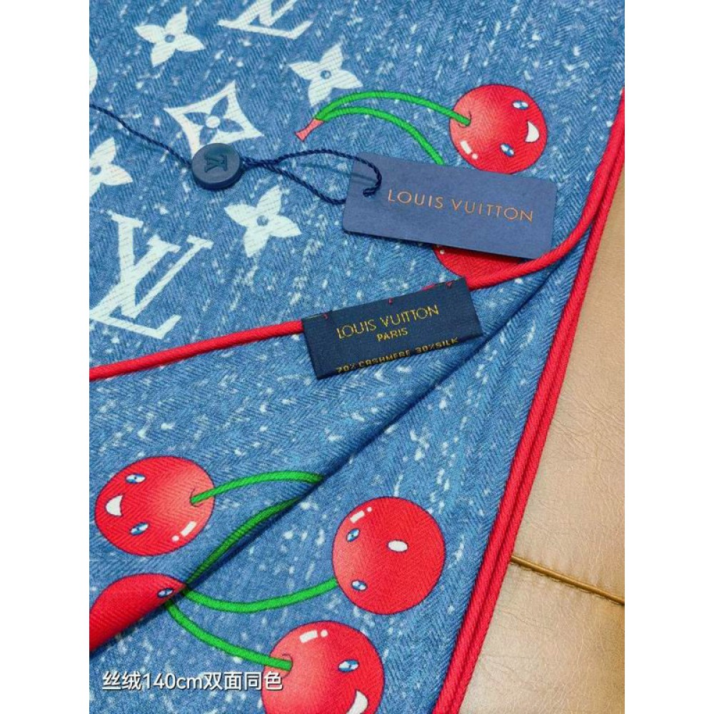 Lv scarf 140x140cm cotton silk Accesories