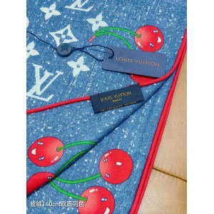 Lv scarf 140x140cm cotton silk Accesories