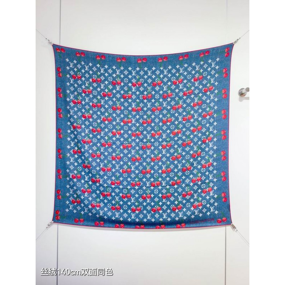 Lv scarf 140x140cm cotton silk Accesories