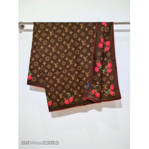 Lv scarf 140x140cm cotton silk Accesories