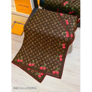 Lv scarf 140x140cm cotton silk Accesories