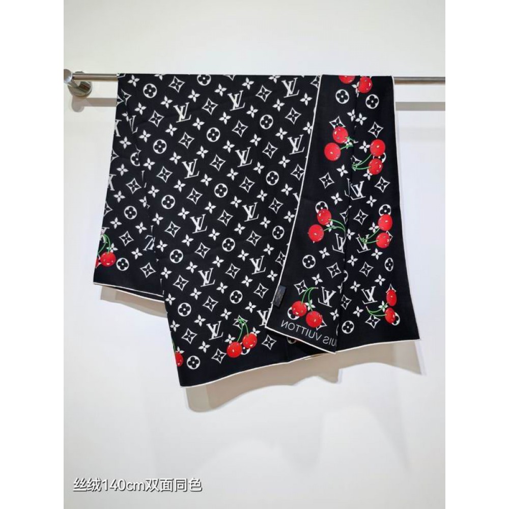 Lv scarf 140x140cm cotton silk Accesories