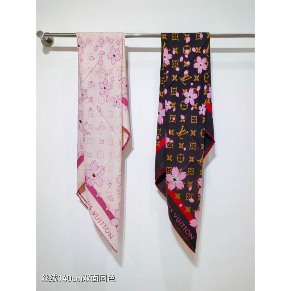 Lv scarf 140x140cm cotton silk Accesories