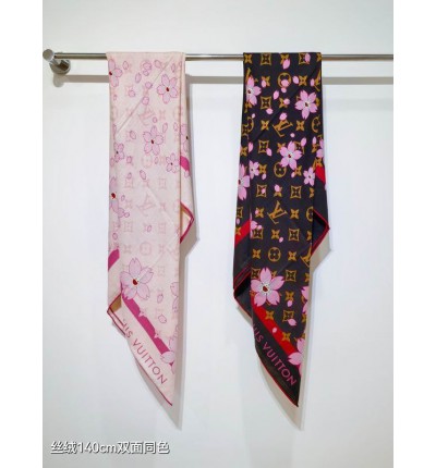 Lv scarf 140x140cm cotton silk