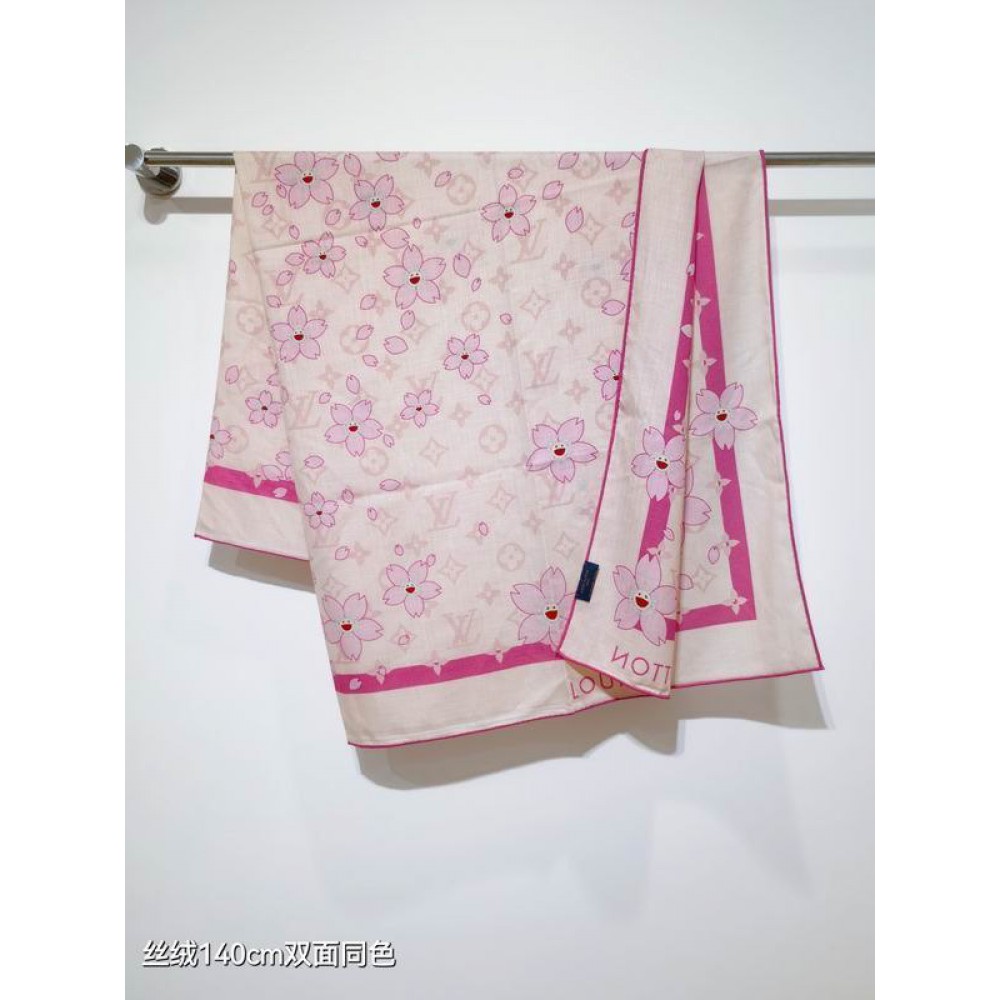 Lv scarf 140x140cm cotton silk Accesories