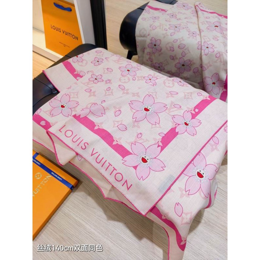Lv scarf 140x140cm cotton silk Accesories