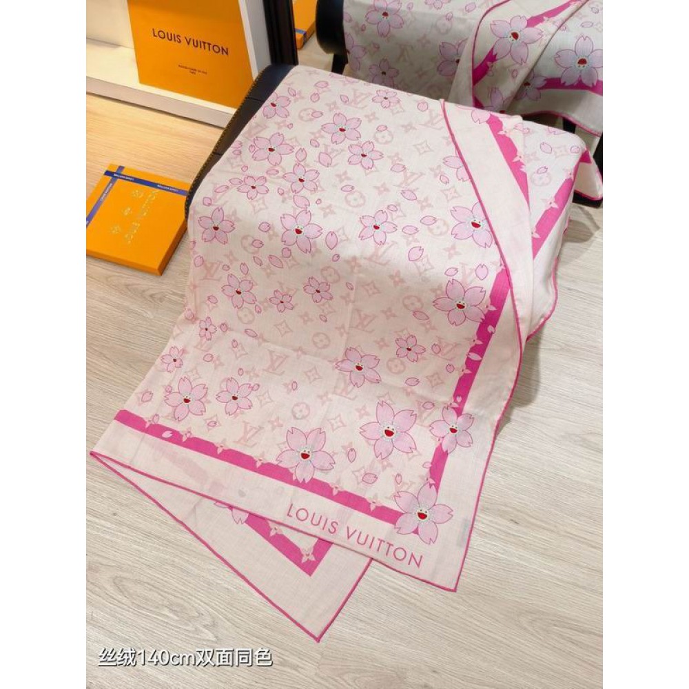 Lv scarf 140x140cm cotton silk Accesories
