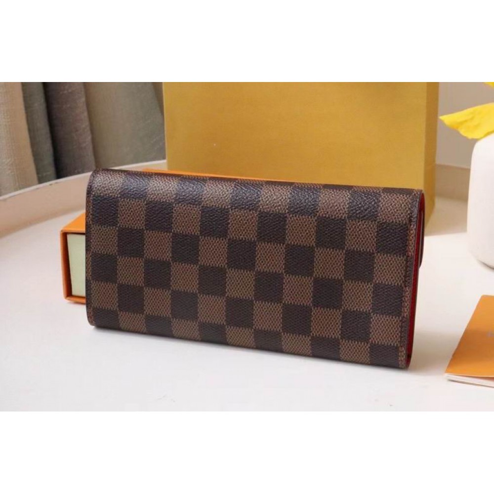 Lv Emily Wallet M60136 19x10cm red inside  Accesories