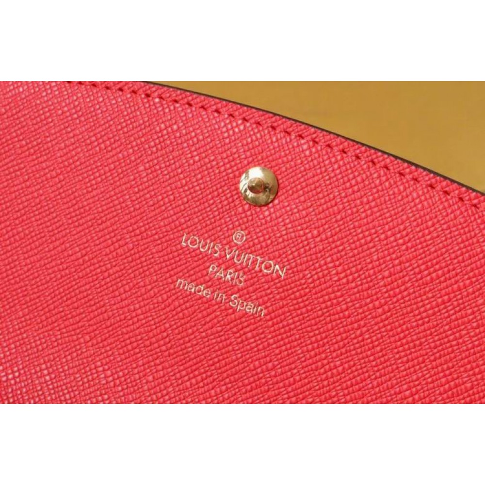 Lv Emily Wallet M60136 19x10cm red inside  Accesories