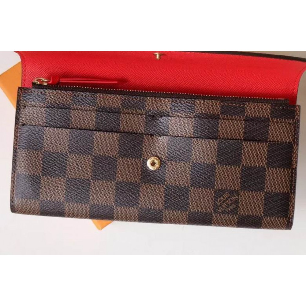 Lv Emily Wallet M60136 19x10cm red inside  Accesories