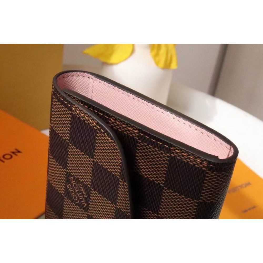 Lv Emily Wallet M60136 19x10cm pink inside  Accesories