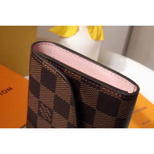 Lv Emily Wallet M60136 19x10cm pink inside  Accesories