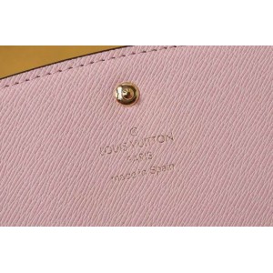 Lv Emily Wallet M60136 19x10cm pink inside  Accesories
