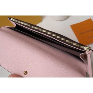 Lv Emily Wallet M60136 19x10cm pink inside  Accesories