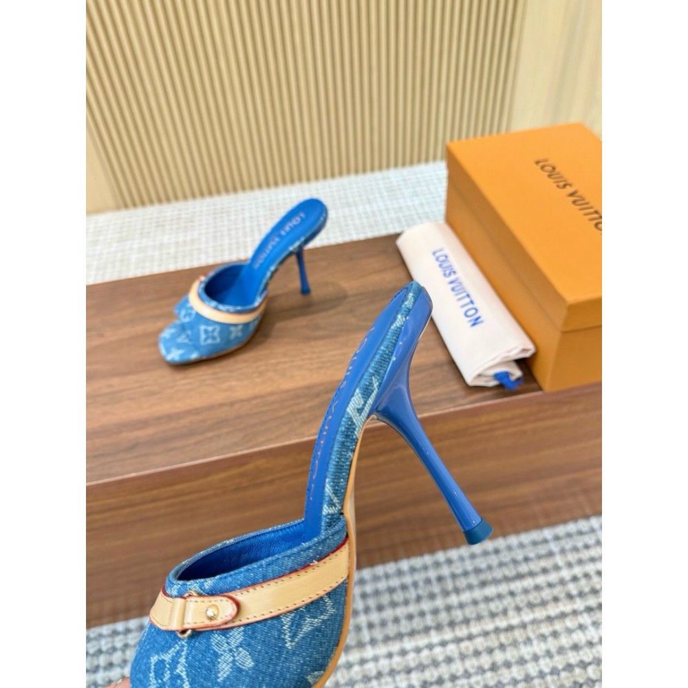 Lv x TM slingback mule 9cm  Shoes