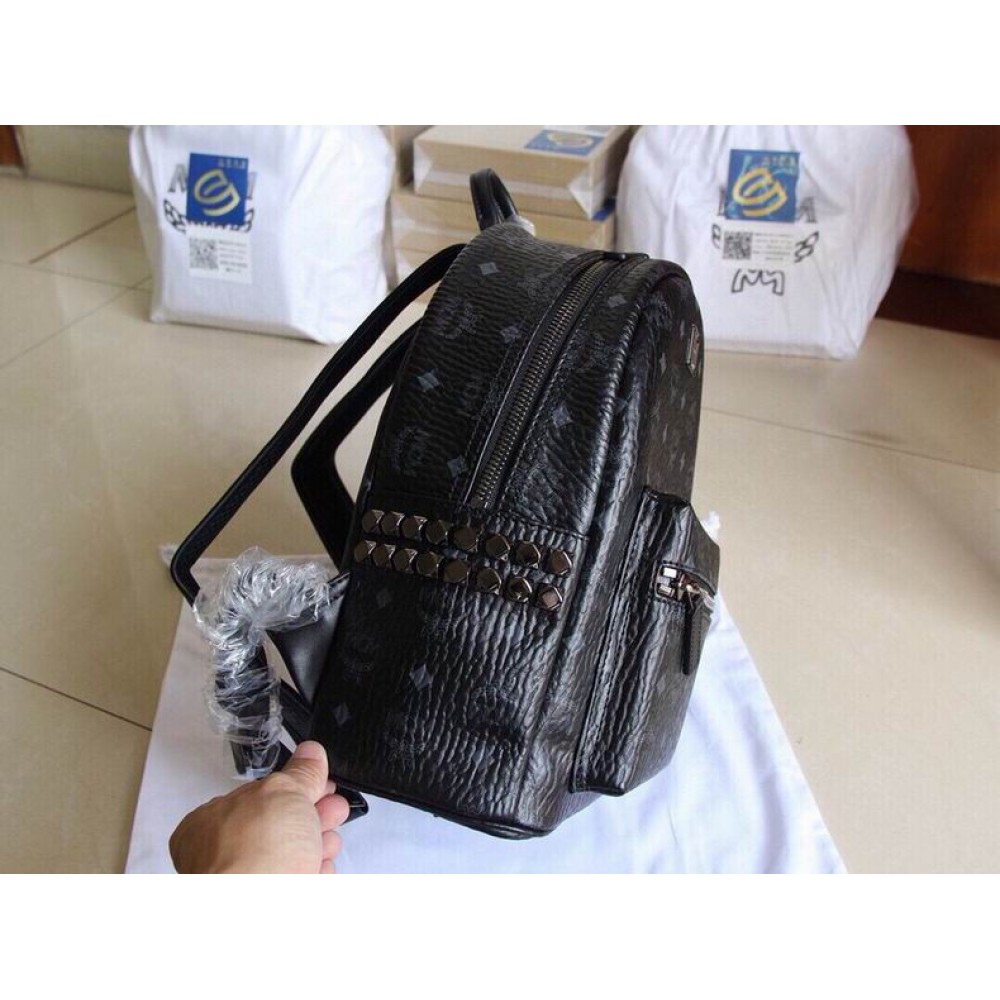 Mcm Stark Backpack in Visetos small size 13 x 26 x 33 cm Bags